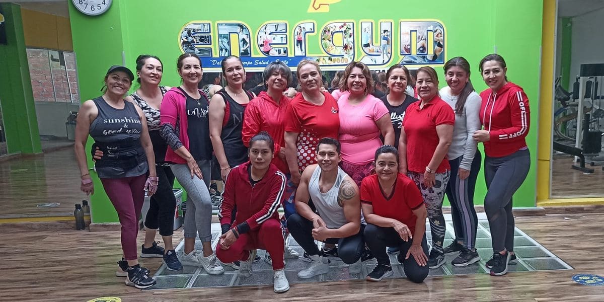 Zona de pesas en Energym